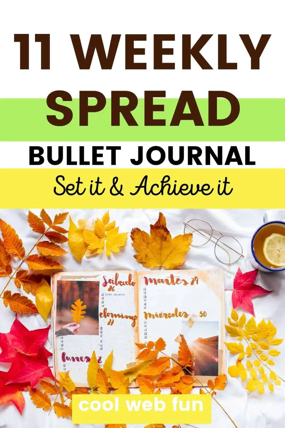weekly spread bullet journal
