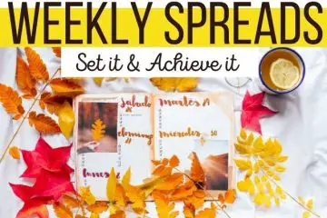 weekly spread bullet journal